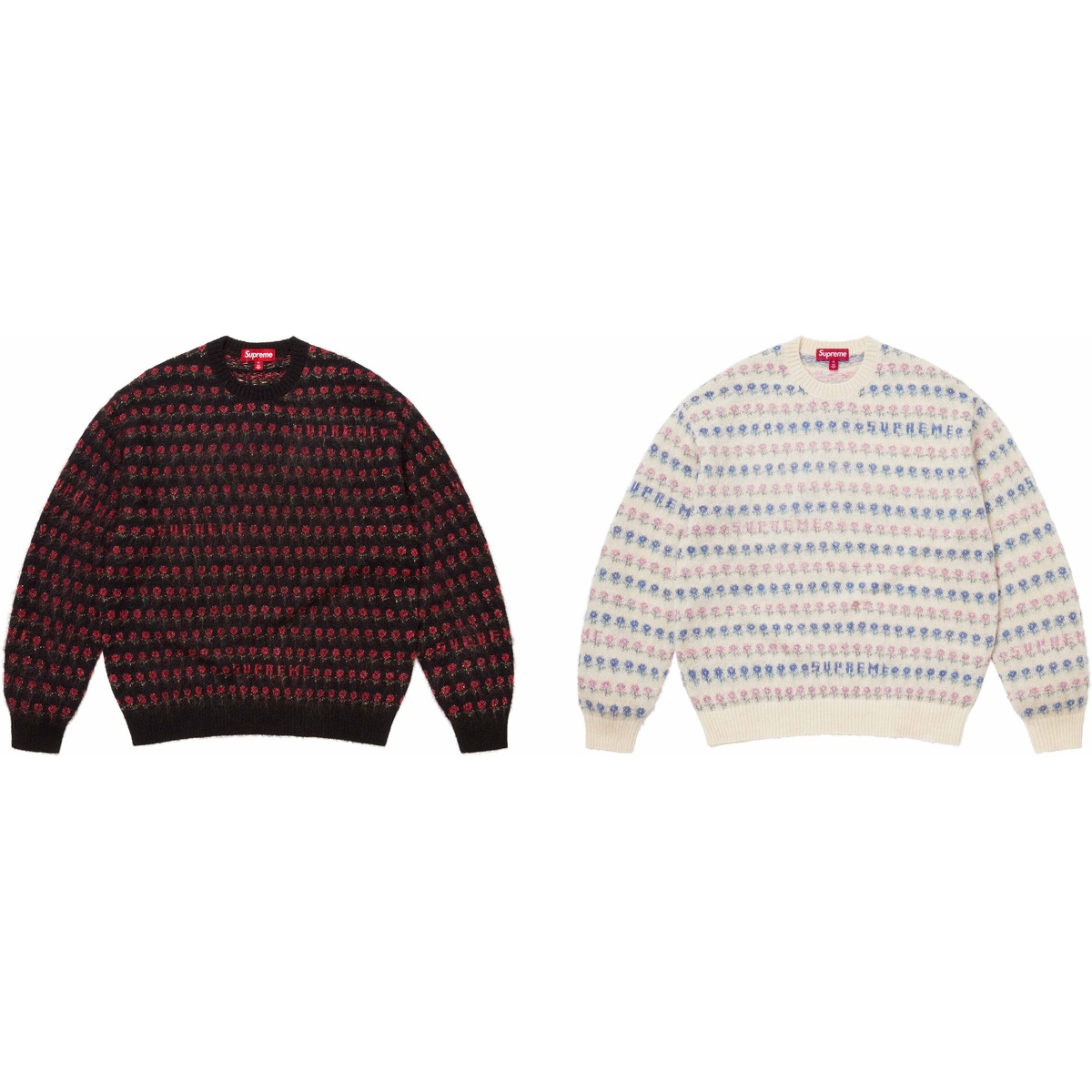 Flowers Metallic Sweater - SupremeCommunity