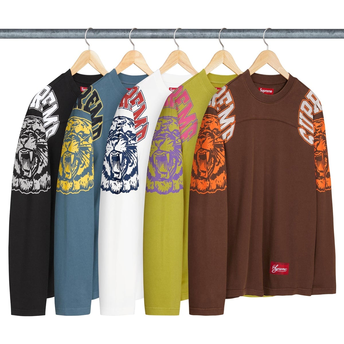 シャツ 25fw supreme Mascot L/S Football Top L Supreme Mascot L/S Football Top Teal Men's - FW25 - US