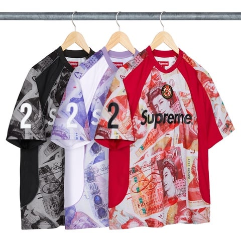 トップス Supreme Pounds Soccer Jersey Buy Supreme Pounds Soccer Jersey 'White' - FW25KN83 WHITE | GOAT
