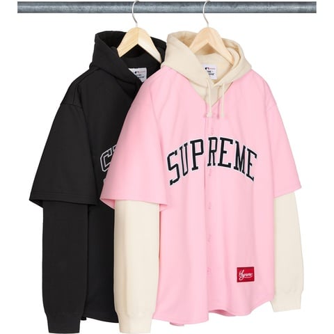 Supreme®/Chicago White Sox™ Hooded Baseball Jersey - Supreme