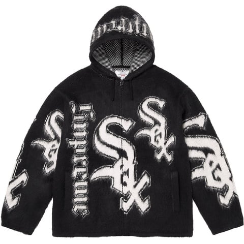 Supreme®/Chicago White Sox™ Zip Up Hooded Sweater - Supreme