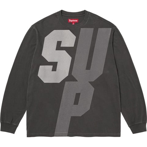 Supreme Reflective L/S Top - Black