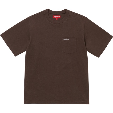 Supreme S/S Pocket Tee - Dark Brown