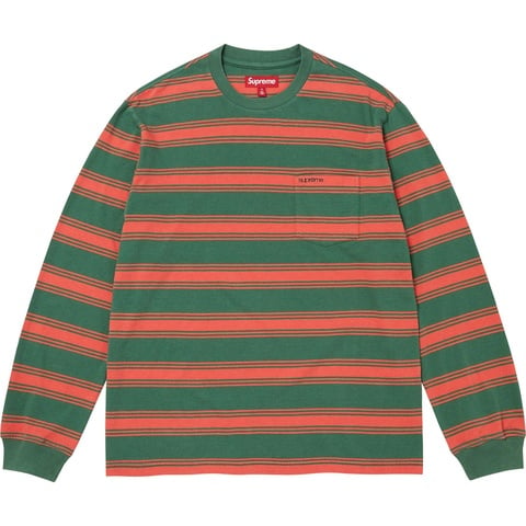 Supreme Stripe Pocket L/S Top ロングTシャツ Stripe Pocket L/S Top - fall/winter 2025 - Supreme