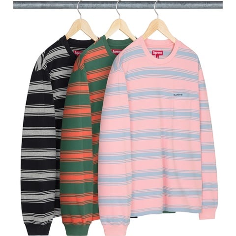 Stripe Pocket L/S Top - fall/winter 2025 - Supreme