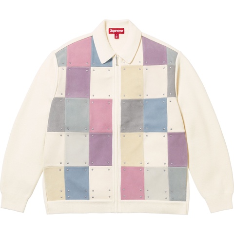Studded Suede Zip Up Cardigan - fall/winter 2025 - Supreme