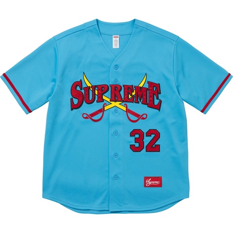 Supreme Swords Baseball Jersey - Blue