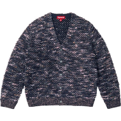 Supreme Textured カーディガン ネイビー Textured Cardigan - fall/winter 2025 - Supreme