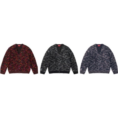 トップス supreme textured knotted cardigan black Supreme Textured Knotted Cardigan Black Pink Blue 3colors Size S