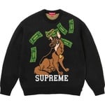 Supreme All Dogs Go To Heaven Sweater (FW25) - Black