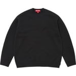 Supreme Angora Script Sweater (FW25) - Black