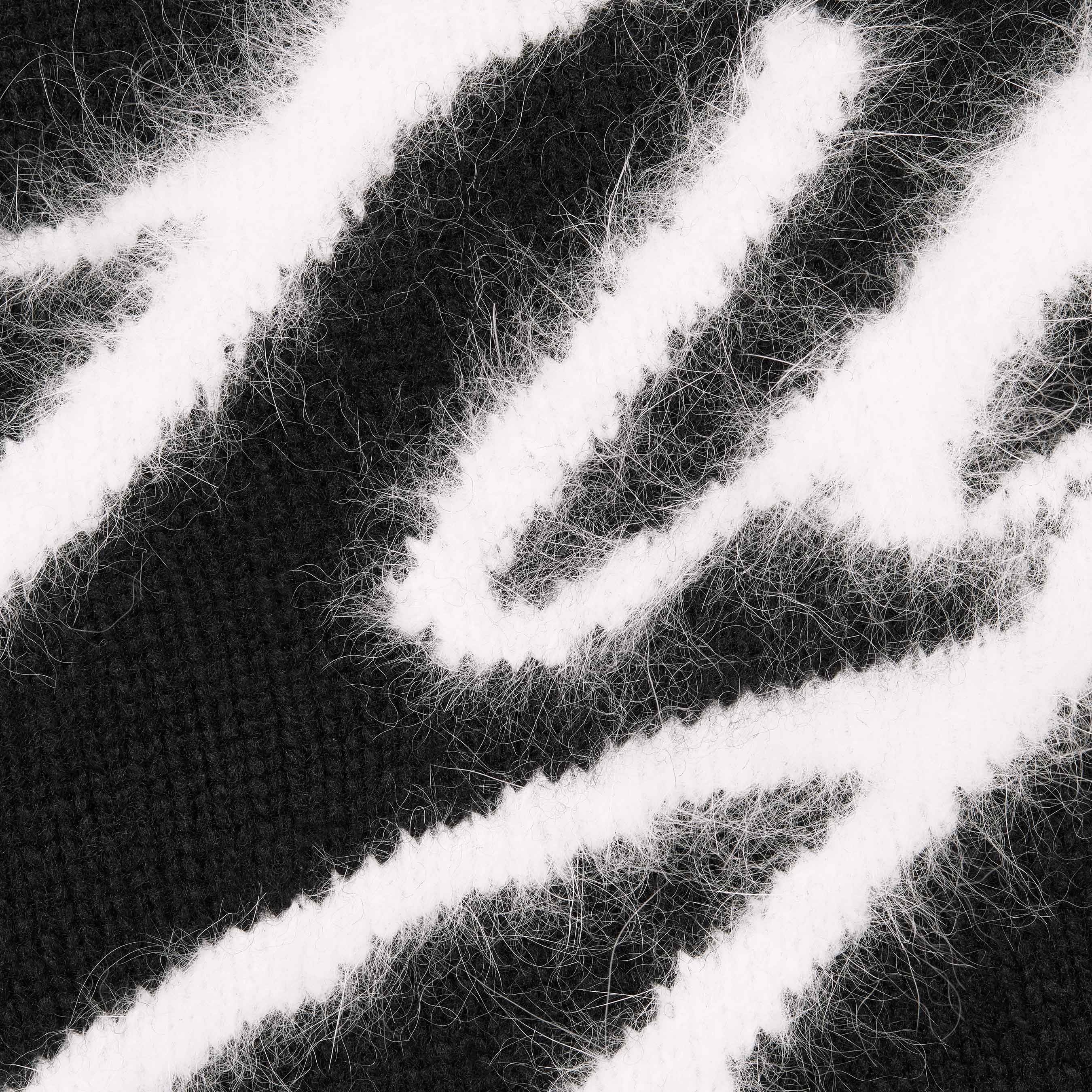 Supreme Angora Script Sweater (FW25) - Black - $188