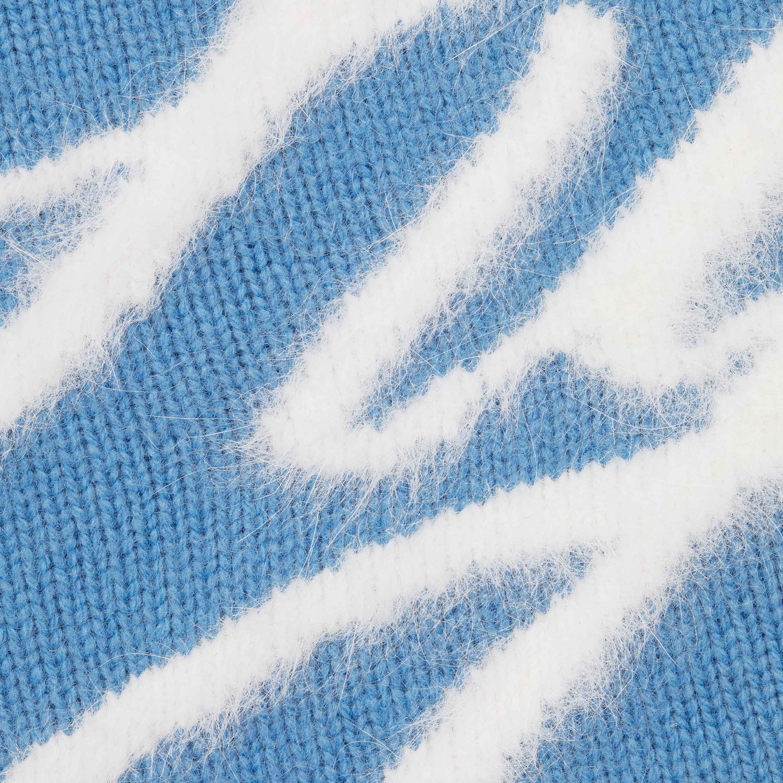 Supreme Angora Script Sweater (FW25) - Light Blue - $188