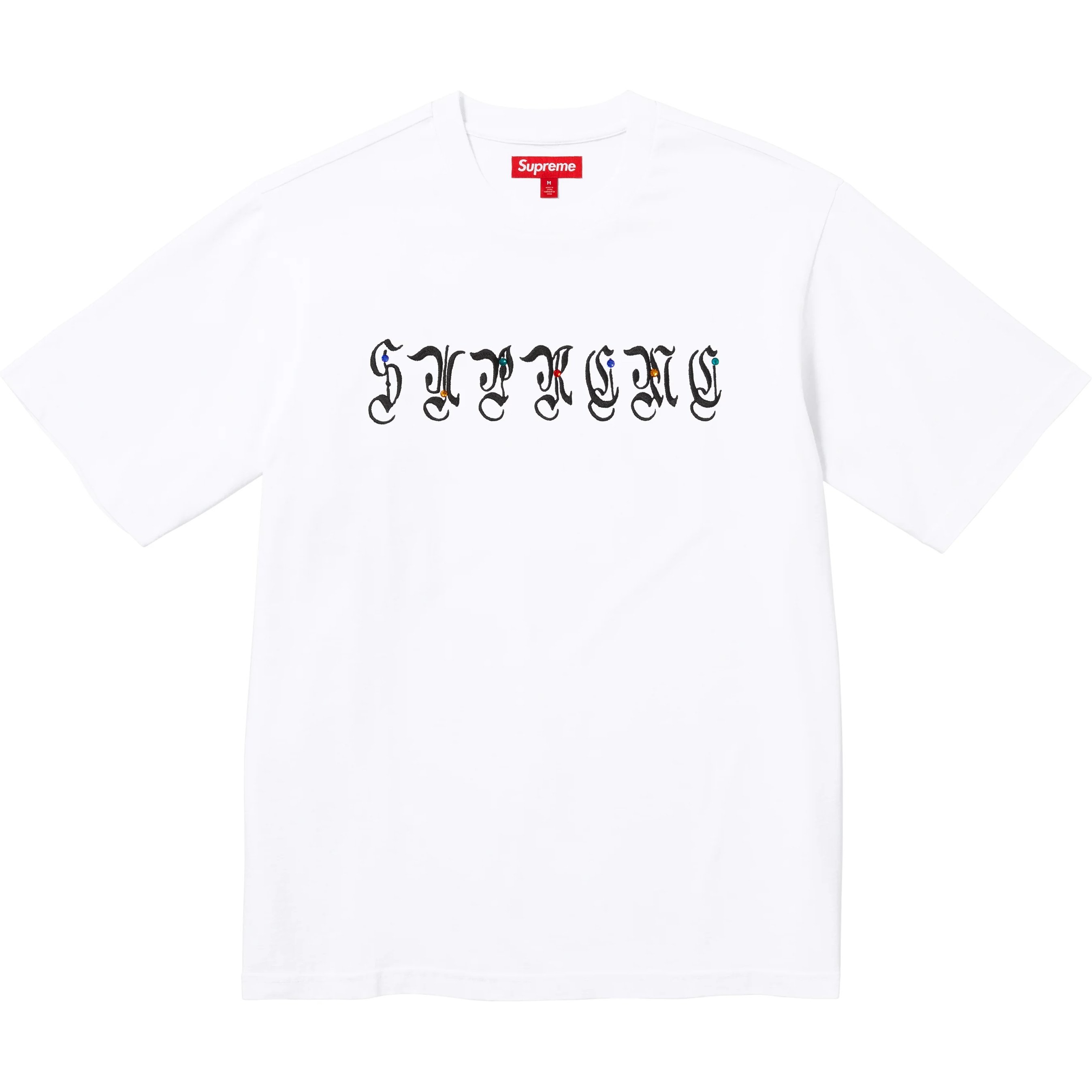 Supreme AOI Gems S S Top (FW25) - White - $88