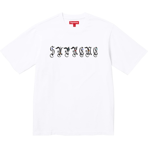 Supreme AOI Gems S/S Top - White