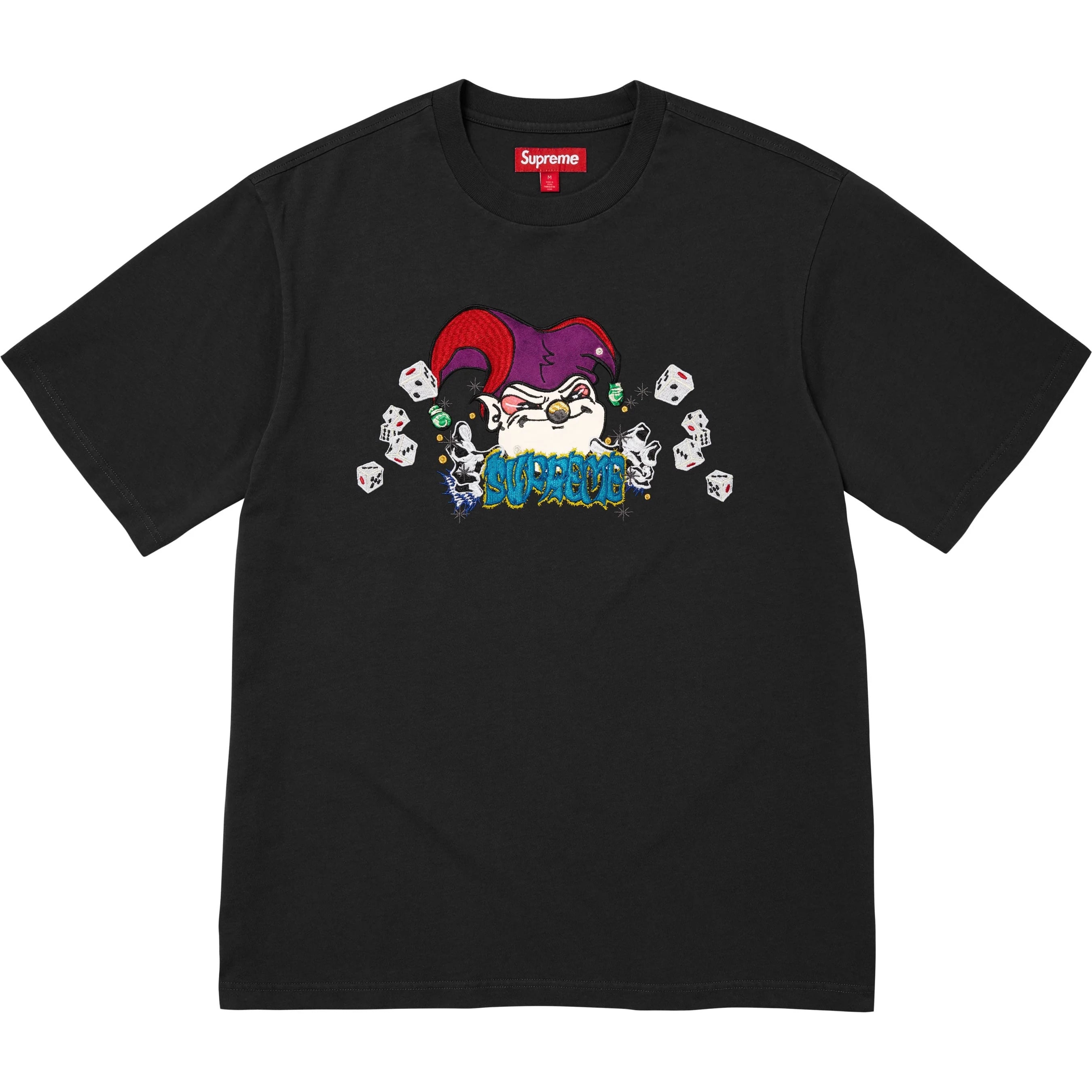 Supreme AOI Jester S S Top (FW25) - Black - $88