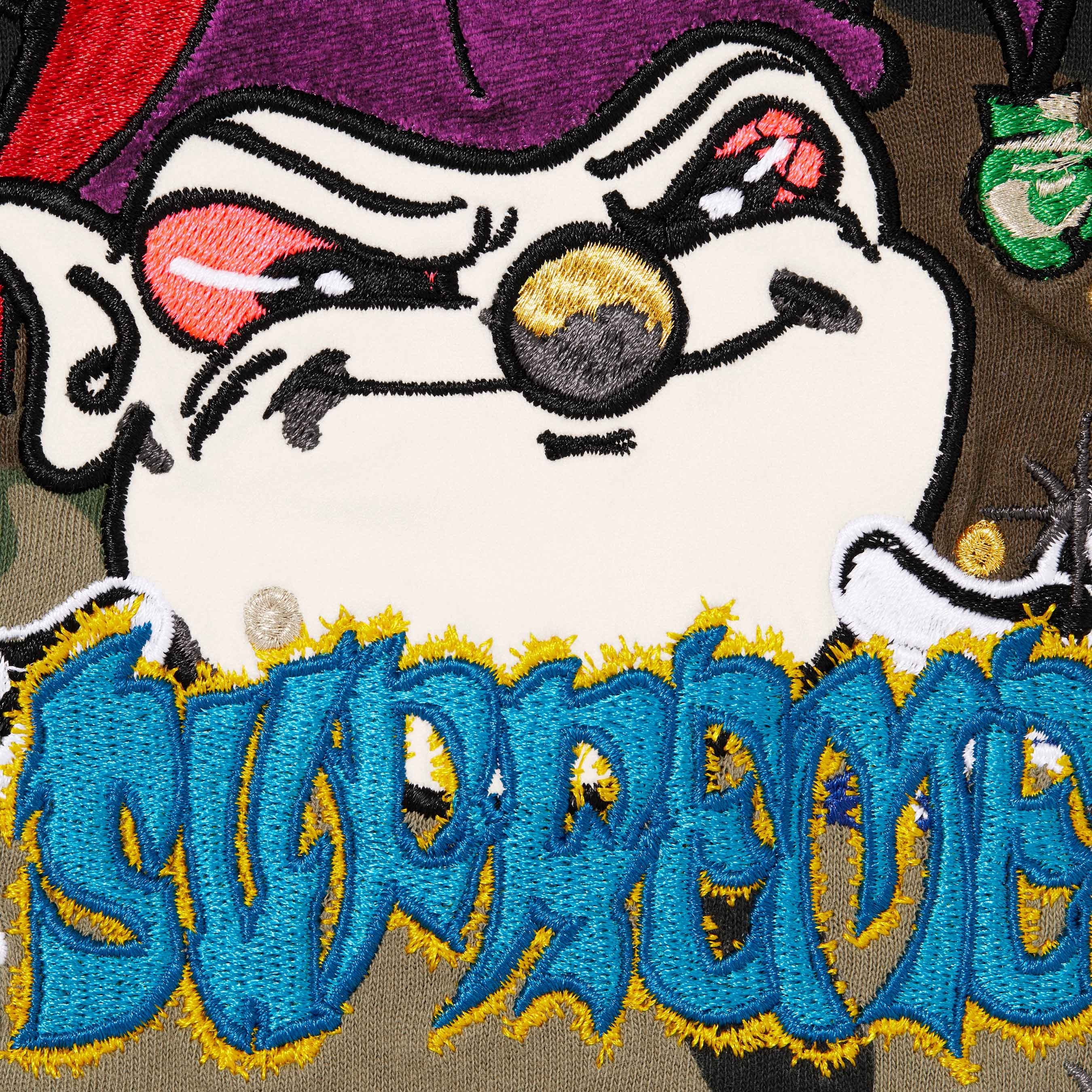 Supreme AOI Jester S S Top (FW25) - Woodland Camo - $88