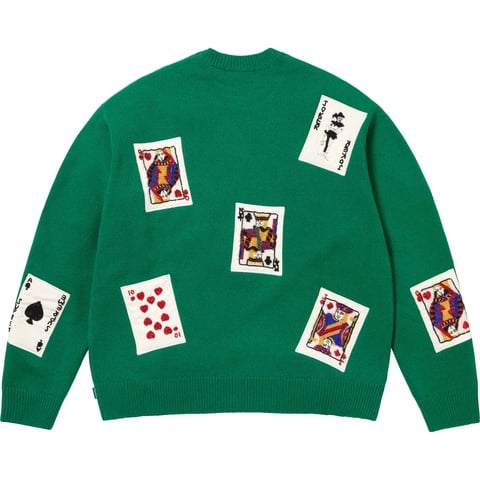 Beaded Cards Sweater - fall/winter 2025 - SupremeCommunity