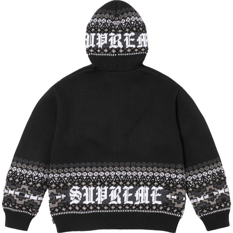Beaded Zip Up Hooded Sweater - fall/winter 2025 - Supreme