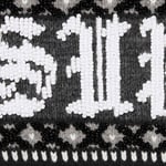 Supreme Beaded Zip Up Hooded Sweater (FW25) - Black