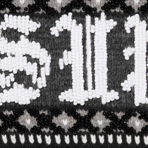 Beaded Zip Up Hooded Sweater - fall/winter 2025 - Supreme