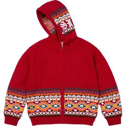 Beaded Zip Up Hooded Sweater - fall/winter 2025 - Supreme