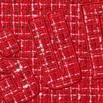 Supreme Bouclé Baseball Jersey (FW25) - Red