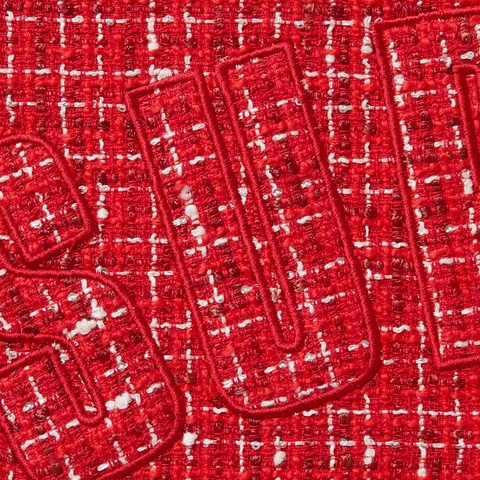 Supreme Bouclé Baseball Jersey - Red