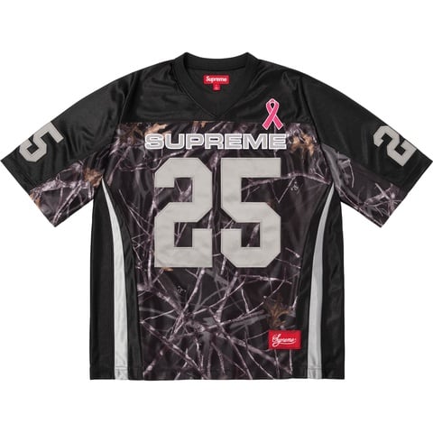 Supreme Breast Cancer Awareness Football Jersey - Black