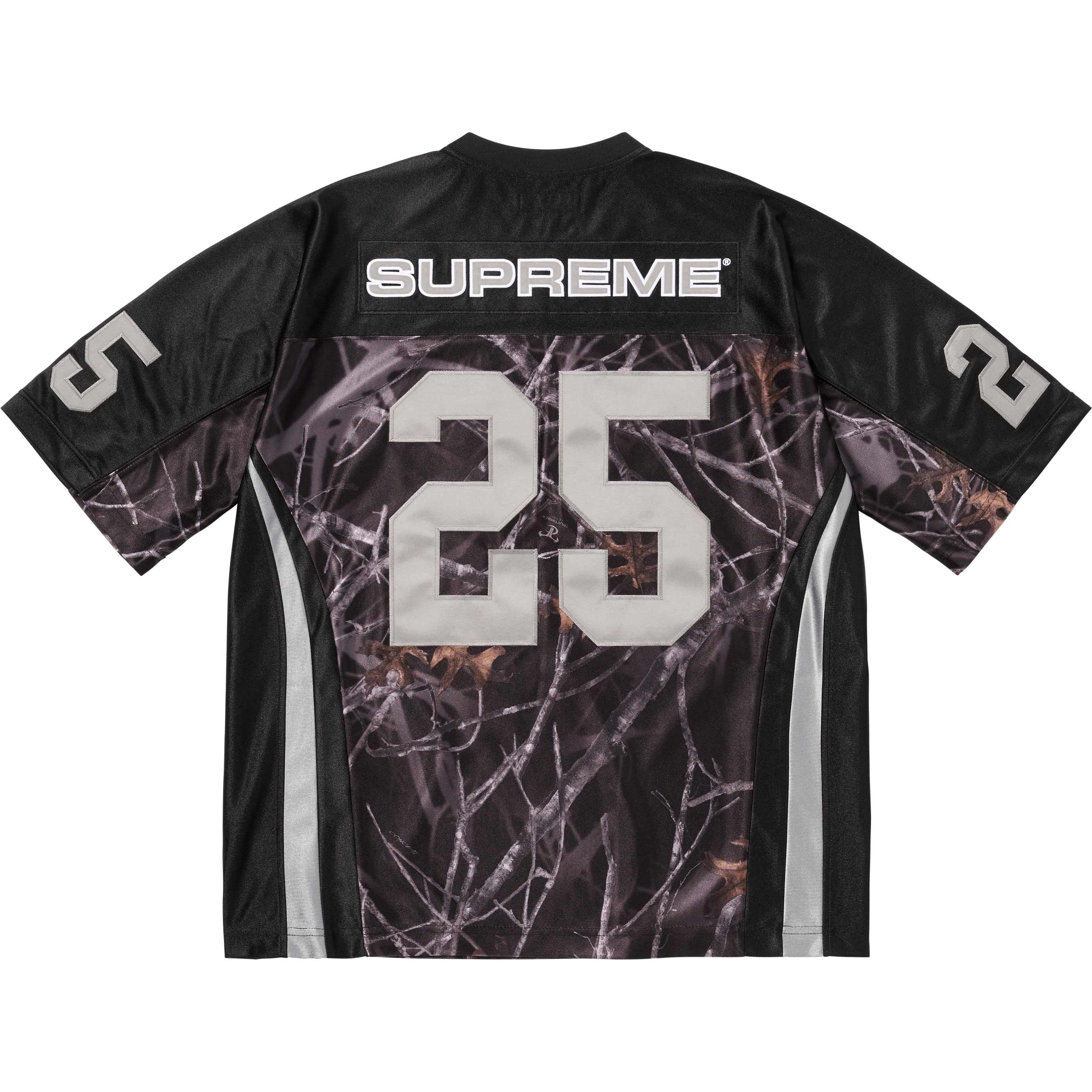 Supreme Breast Cancer Awareness Football Jersey (FW25) - Black - $148