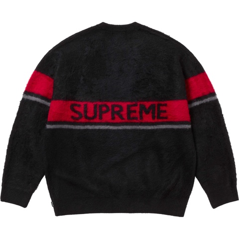 トップス supreme Brushed Stripe Sweater L Supreme Brushed Stripe Sweater Dark Brown Men's - FW25 - US