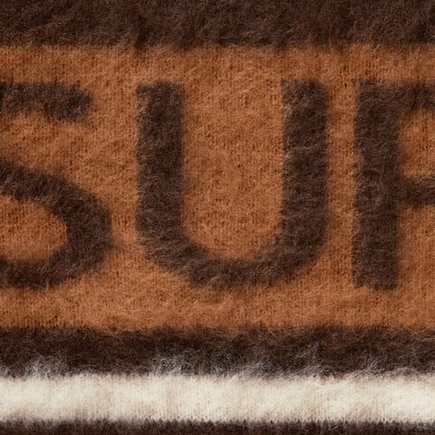 Supreme Brushed Stripe Sweater - Dark Brown