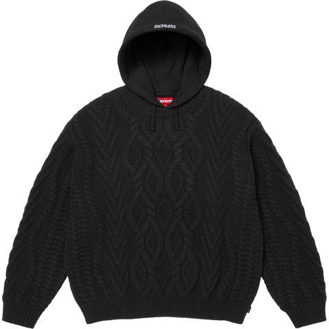 Cable Hooded Sweater - fall/winter 2025 - Supreme