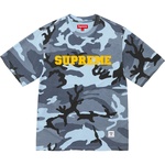Supreme Collegiate Appliqué S S Top (FW25) - Blue Camo
