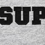 Supreme Collegiate Appliqué S S Top (FW25) - Heather Grey