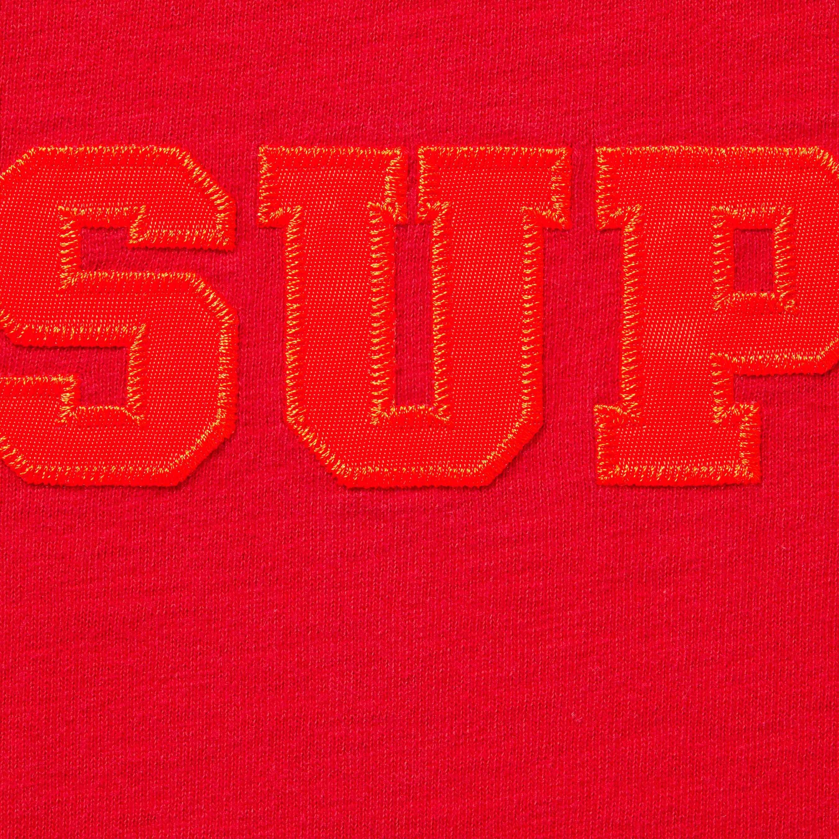Supreme Collegiate Appliqué S S Top (FW25) - Red - $88