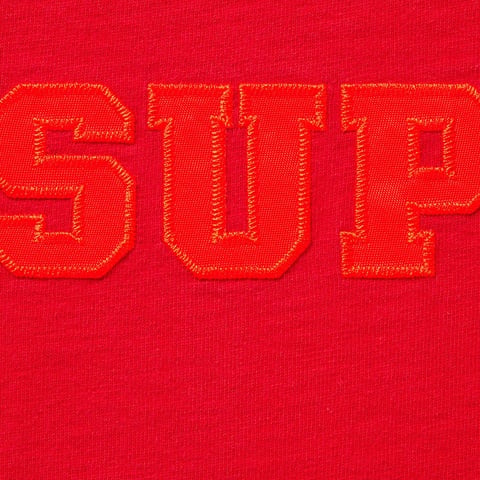 Supreme Collegiate Appliqué S/S Top - Red
