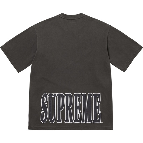 Supreme Cracked Stretch S/S Top - Black
