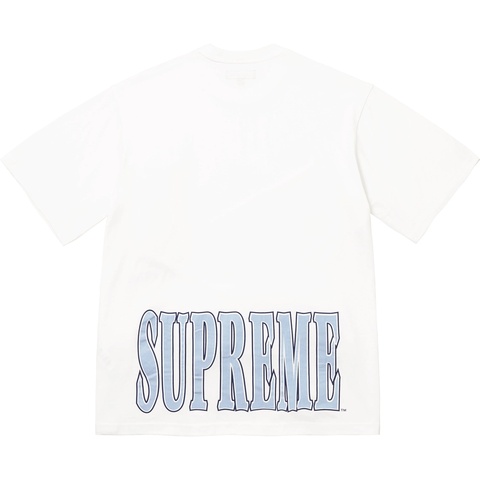 Supreme Cracked Stretch S/S Top - White