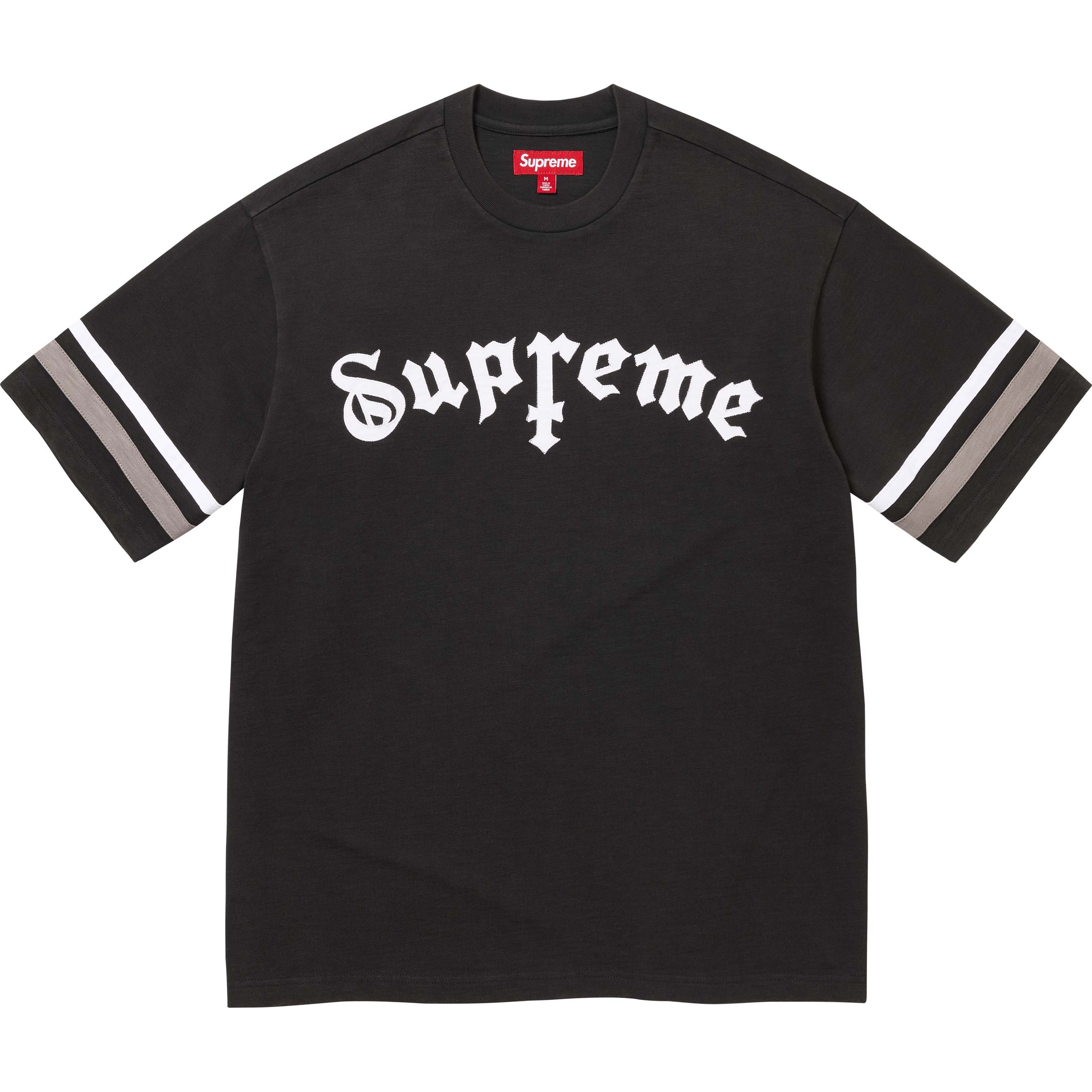 Supreme Cross S S Top (FW25) - Black - $88