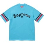 Supreme Cross S S Top (FW25) - Cyan