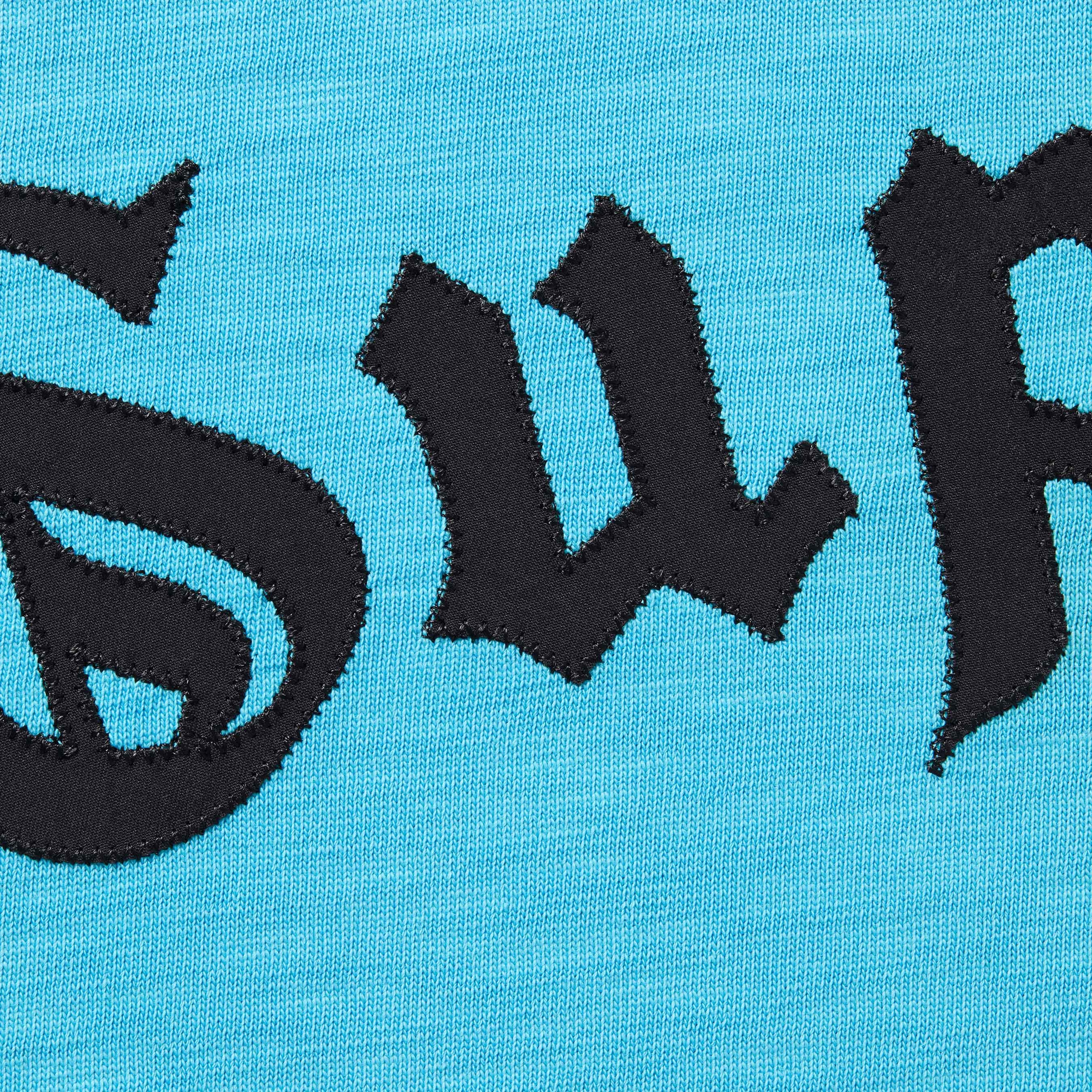 Supreme Cross S S Top (FW25) - Cyan - $88