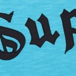 Supreme Cross S S Top (FW25) - Cyan