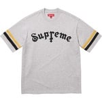 Supreme Cross S S Top (FW25) - Heather Grey