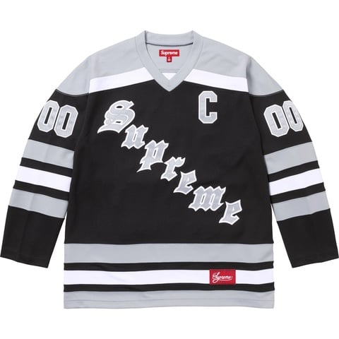 Supreme Fire & Ice Hockey Jersey - Black