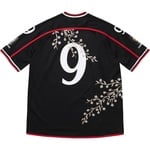 Supreme Floral Soccer Jersey (FW25) - Black