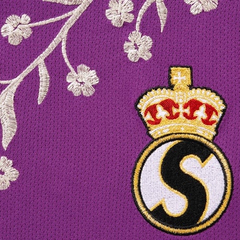 Supreme Floral Soccer Jersey - Purple
