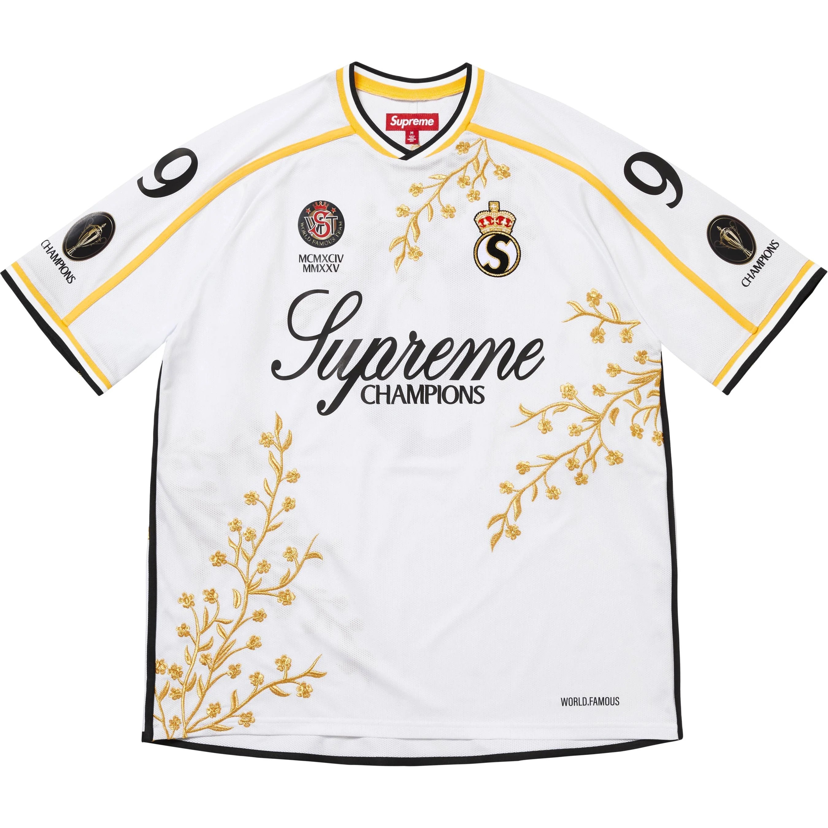 Supreme Floral Soccer Jersey (FW25) - $138