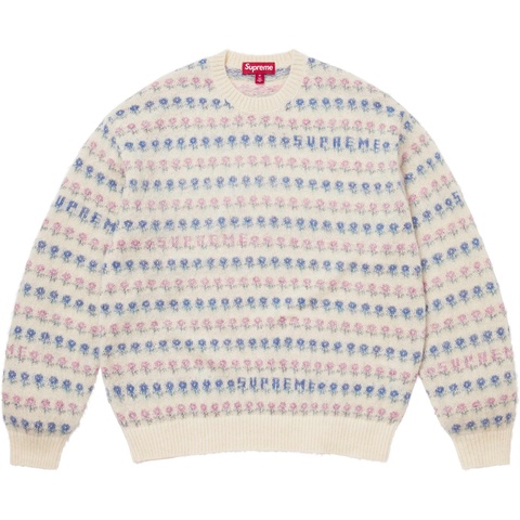 Flowers Metallic Sweater - fall/winter 2025 - Supreme