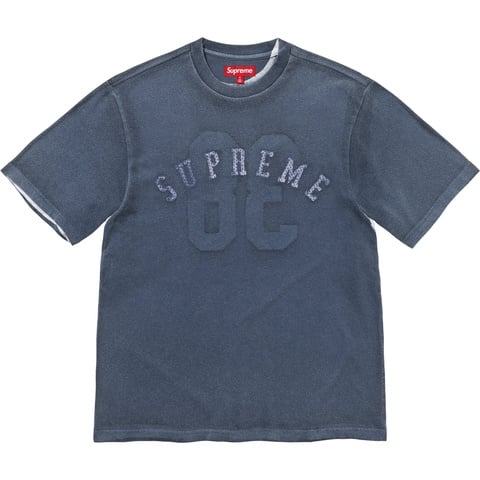 Supreme Overprint S/S Top - Navy